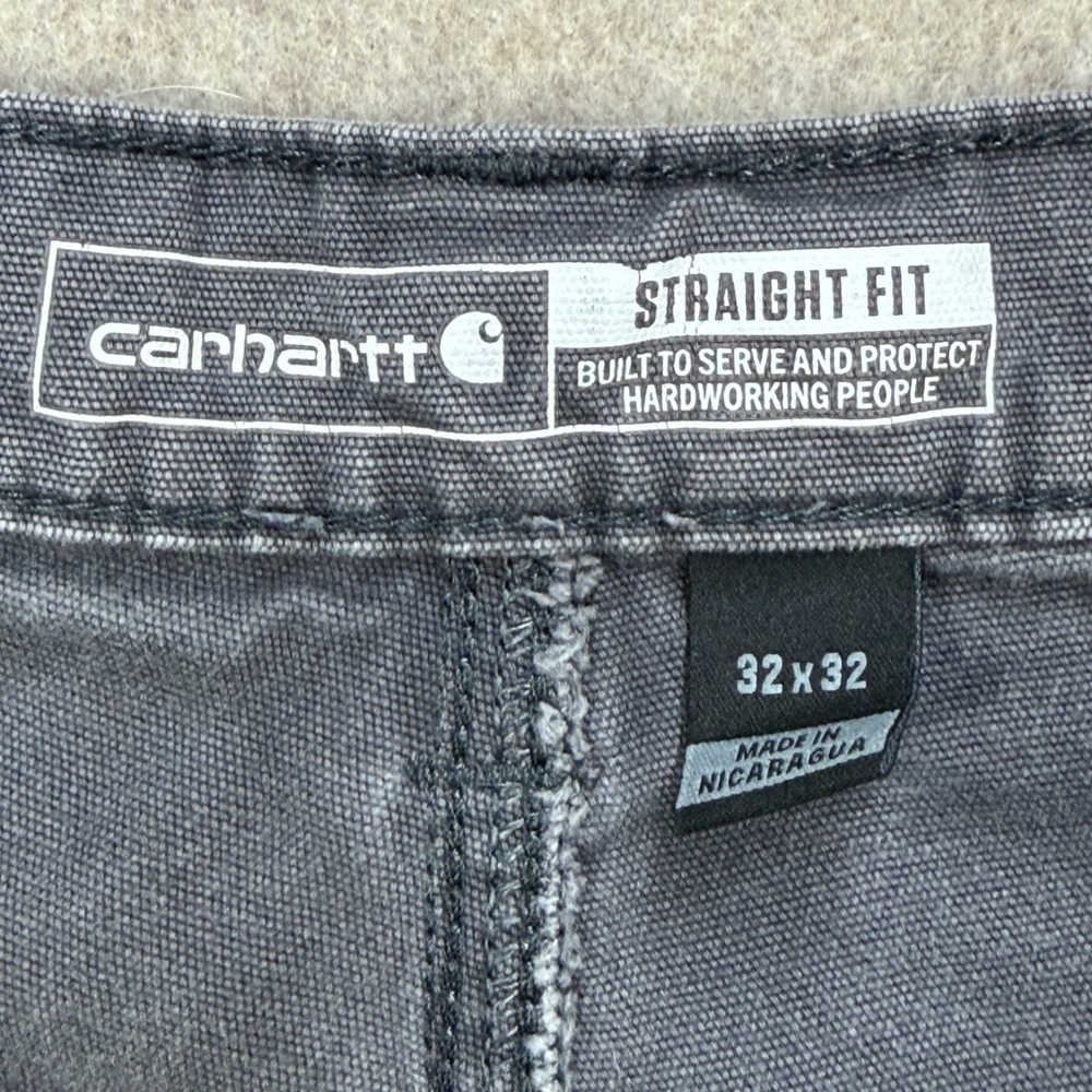 Carhartt Pants Mens 31x30 Rugged Flex Straight Fit Gray Workwear Gorpcore 102821 - Picture 3 of 13